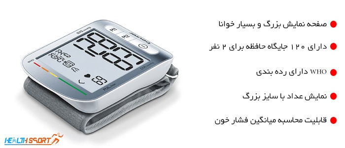 فشارسنج دیجیتالی بیورر مدل BC50